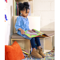 Table en bois Montessori pour l'école maternelle, la garderie et la crèche, mobilier de classe, bibliothèque en forme d'arbre