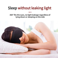 Antifaz 3D para Dormir, Máscara de Ojos de Espuma Suave, Bloquea el 99% de la Luz, Parche para Cubrir los Ojos