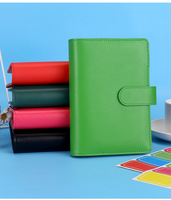 Carnet personnalisé à fermoir magnétique coloré, multifonctionnel, à feuilles mobiles, couverture en cuir PU imprimé, cadeau promotionnel pour événement