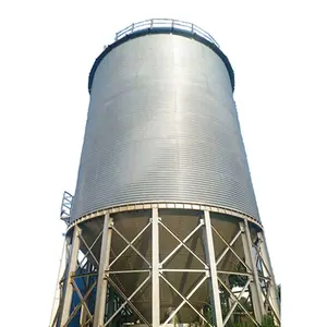 Se vende un silo de acero de almacenamiento de construcción de grano de celda de carga de precios de fábrica de alto rendimiento de 1500 toneladas