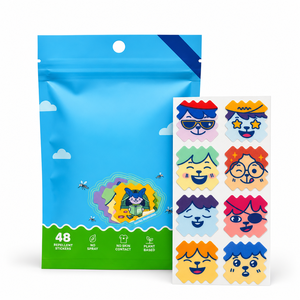 <span class=keywords><strong>Parches</strong></span> Repelentes de Mosquitos con Dibujos Animados para Niños, con Aceites Esenciales Naturales, Libres de DEET, Protección Duradera para Exteriores, 48 Unidades - Product Image 3