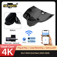 Caméra embarquée 4K Holroadx OEM dissimulée pour Mercedes Benz GLC X254 2023-2026, contrôle via application Wi-Fi, Plug & Play, vision nocturne