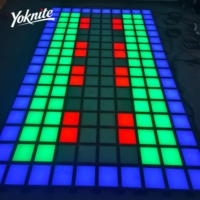 Piste de danse LED, équipement de divertissement intérieur, jeu interactif au sol, jeux pour enfants, affichage interactif de tuiles LED au sol pour jeux
