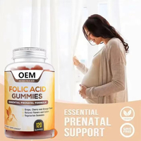 Complément alimentaire Solilan OEM à marque privée, multivitamines B9, gommes à l'acide folique pour femmes enceintes