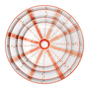 Vaisselle en porcelaine fine italienne de luxe, fabriquée à la main, pour les fêtes, la décoration murale et la maison - Product Image 2