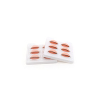 Tête d'extension de cils modèle de pratique de formation de tête de Mannequin plat de cils poupées avec paupières remplaçables