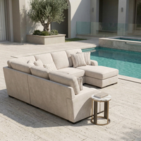 Raffinierte Übergroße Cloud-Couch mit Loungebereich für Komfort im Wohnzimmer, Komfortzentrum um Cloud-Couch und Sofa Cloud
