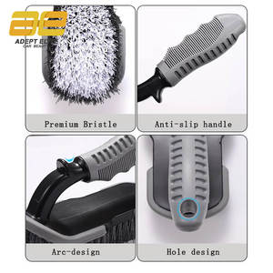 <span class=keywords><strong>Brosse</strong></span> de nettoyage de roues de voiture de qualité supérieure, <span class=keywords><strong>brosse</strong></span> <span class=keywords><strong>pour</strong></span> tapis, <span class=keywords><strong>jantes</strong></span> et pneus <span class=keywords><strong>pour</strong></span> le detailing automobile - Product Image 5
