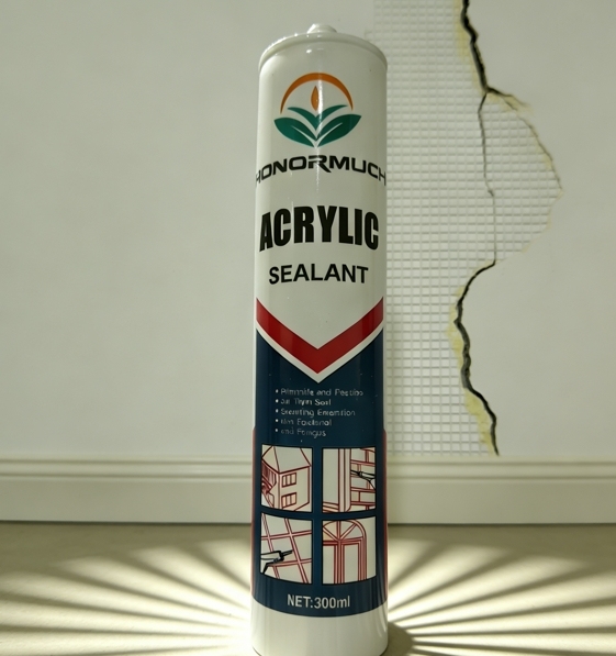 Strong Adhesion Water Based Acrylic Silicone Sealant - Paintable for Home & Commercial Use