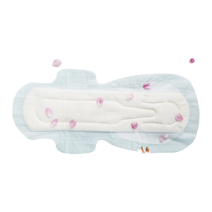 Protège-slips ultra-fins en coton respirant et absorbant de haute qualité pour femmes, avec ailettes, pour usage quotidien et post-partum (Maxi/Super) - Product Image 1
