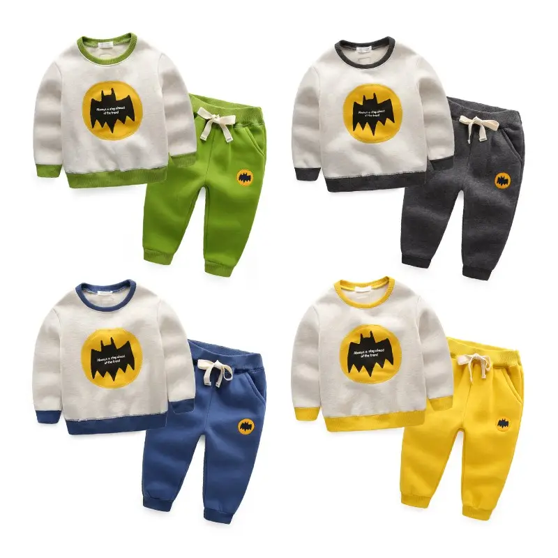 Europäische Kinder Herbst Boutique Kleidung Liquidation Baumwolle Sport Baby Boy Anzüge