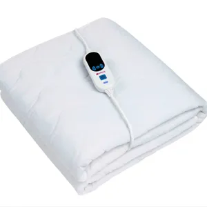 Single controller high end electric under blanket in cotton 150x80 cm Heating Underblanket, bed warmer CE