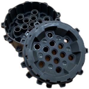 Compatible con 64711, Piezas de Bloques de Construcción Educativos, Ruedas de Plástico de 62 mm con Orificios, Kits Unisex para Juguetes de Ciencia e Ingeniería - Product Image 1