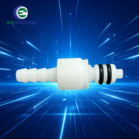 Connecteur rapide pleine taille en plastique POM, raccord rapide sans outil pour purificateur d'eau et tuyau pneumatique médical