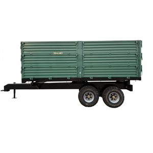 Remolque Agrícola Nuevo de 12000 kg con Capacidad de Carga de 12 Toneladas 7DRX-1200, Remolque Basculante para Tractor con <span class=keywords><strong>Eje</strong></span> Tándem - Product Image 3