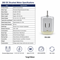 Motor DC Mini 6V 12V 18V 24V 18000RPM Grosir untuk Perahu, Sepeda Listrik, Bor, Pompa, Kipas - Dudukan Flens Anti Bocor