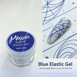 Mixcoco Gel Elastico Senza TPO 10g per <span class=keywords><strong>Disegno</strong></span>, Gel UV LED Effetto <span class=keywords><strong>Ragnatela</strong></span> per Linee Sottili e Decorazioni Nail Art - Product Image 3