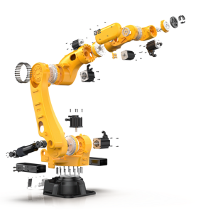 Phong cách nóng 130kg tải trọng 3100mm đạt 6 trục cánh tay robot công nghiệp cho sản xuất thủy tinh 3C và chế biến thực phẩm - Product Image 3