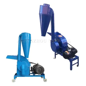 Manufacturing Powder Making Machine Maize Corn Cob Shredder Machine Electric Corn Cob Grinding Machine