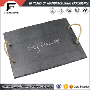 Plateaux de service antidérapants à motif de la belle et la bête, <span class=keywords><strong>d</strong></span>'<span class=keywords><strong>oie</strong></span> <span class=keywords><strong>d</strong></span>'<span class=keywords><strong>oie</strong></span> à volants noirs, planches en ardoise, plateaux de service alimentaires - Product Image 4