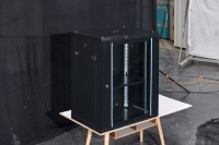 Baie de serveur murale TBS 15U 19 pouces, profondeur 600 mm, en kit plat KD, avec roulettes pour hub de surveillance de sécurité