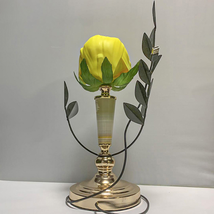 Home Decoration Interior Lighting 3D Night Light Customized Luxury Blooming Flower LED Night Light