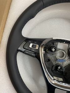 Volant de direction pour intérieur de voiture VW <span class=keywords><strong>Golf</strong></span> 5 6 <span class=keywords><strong>7</strong></span> MK7 Polo <span class=keywords><strong>GTI</strong></span> Passat B8 CC Jetta Arteon Variant Vento T-Roc Speeding Classic 3/4 - Product Image 3