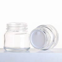 50g 100g Vente en gros Fabricant Pots en verre vides pour cosmétiques, pots à crème, pots en verre pour maquillage