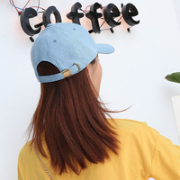 Casquette structurée 6 panneaux en denim personnalisé, taille universelle 52-62cm, casquette de baseball vierge délavée, Boné Jeans, OEM, personnalisation clé en main, vente en gros