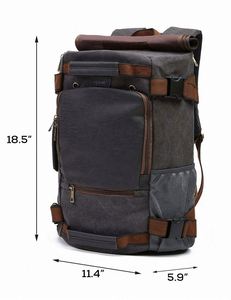 Sac à dos multifonctionnel imperméable personnalisé OEM, sac à bandoulière durable, sac de randonnée hybride, fermeture éclair robuste, 30L, polyester - Product Image 6