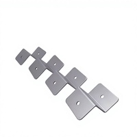 Matériel de montage de modules photovoltaïques à installation rapide, 4 supports d'angle de type Z pour panneaux solaires de petite taille