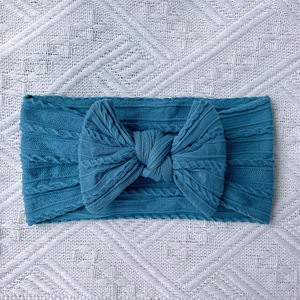 Cute Bow Children Unisex <strong>Baby</strong> <strong>Headband</strong> Turban Soft Elastic Nylon Newborn Hair Accessories - Product Image 4