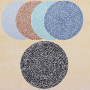 Mantel Individual de fieltro PET de poliéster ecológico, resistente al calor, antiescaldado, diseño contemporáneo para hoteles, restaurantes occidentales festivos - Product Image 6