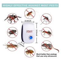 Répulsif antiparasitaire ultrasonique électrique pour usage intérieur, dispositif de lutte contre les rongeurs, les moustiques, les fourmis, les souris, les puces et les rats
