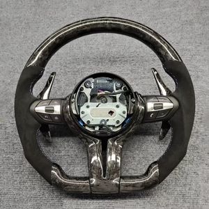 <span class=keywords><strong>Volant</strong></span> Sport <span class=keywords><strong>M</strong></span> en carbone forgé à LED personnalisé pour F10 F20 F30 F32 F36 M3 F80 M4 F82 M2 F87 M5 F90 E pour série 3 X4 X3 - Product Image 4