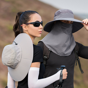 Cappello Protettivo da <span class=keywords><strong>Sole</strong></span> per Esterni con Protezione UV, Visiera e Copricollo, Ideale per Viaggi, Escursioni e Pesca, per Donne - Product Image 4