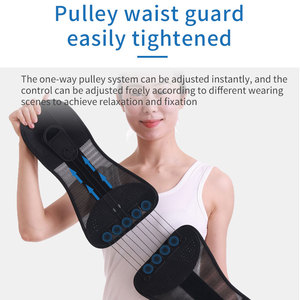 Diskon besar penjepit pendukung <span class=keywords><strong>Lumbar</strong></span> tali serut dapat disesuaikan uniseks sakit pinggang mengurangi nyeri pinggang medis - Product Image 4