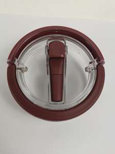 Lot de 2 couvercles de paille anti-fuite 40 oz 30oz Gobelet réutilisable PCTG Flip Straw Lid Lid Lid avec buse en silicone - Product Image 5