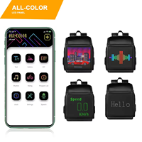 Mochila con Altavoz LED, Control por Aplicación Móvil, Pantalla LED Dinámica a Todo Color, Mochila 3D Inteligente con LED, Promoción