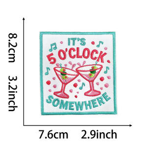 Parche de lentejuelas brillantes estilo gangsta para niñas, de alta calidad, personalizado, rosa, colorido, bordado, termoadhesivo para gorra - Product Image 2