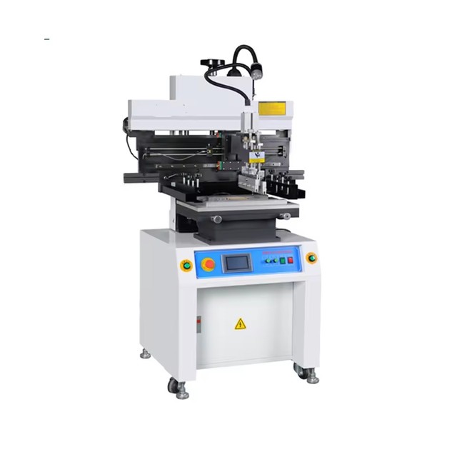 JC Semi-Auto PCB Solder Paste Printer Machine Engine PLC Stainless Steel SMT Production Line Electronic Machinery 220V/380V