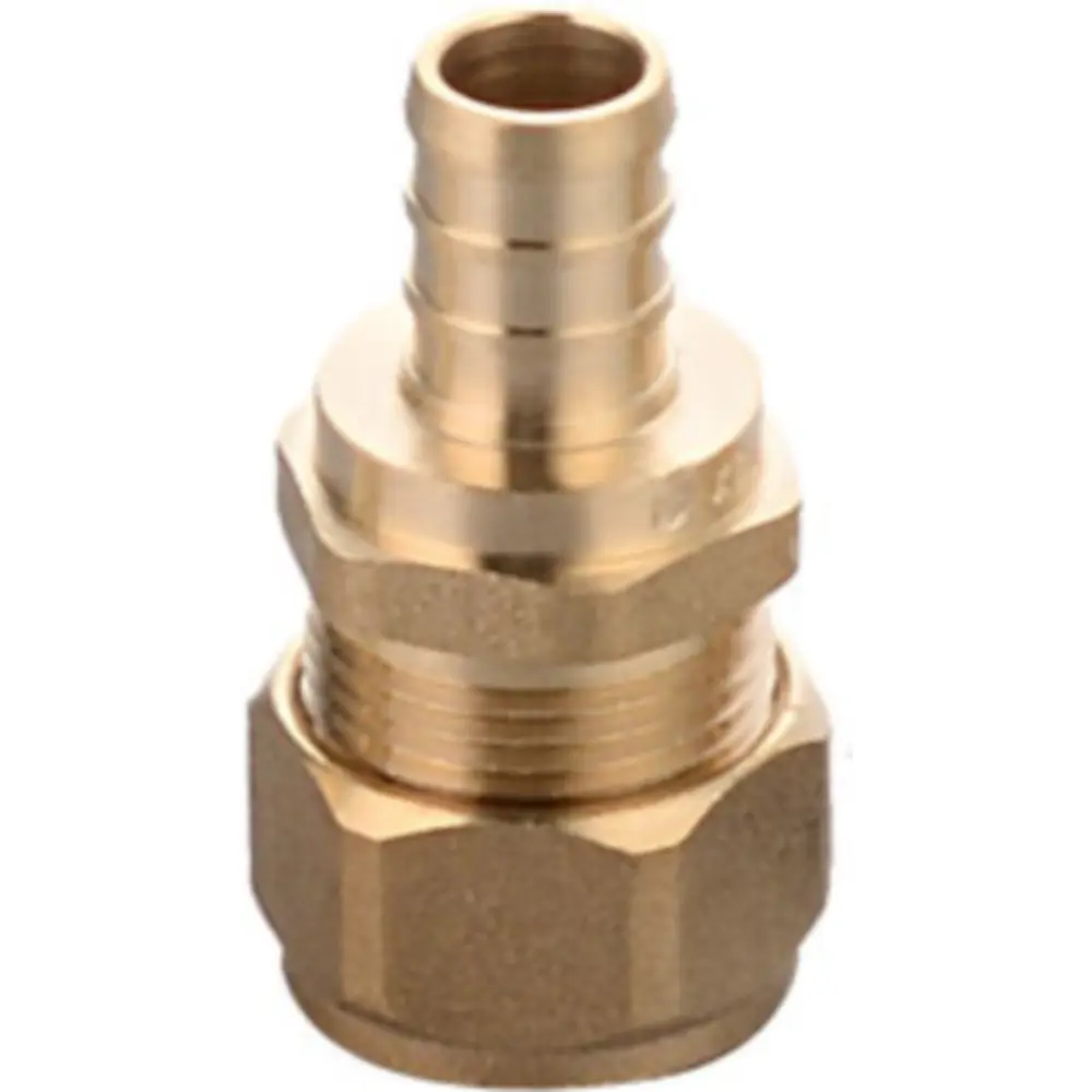 PEX X OD.COMP.ADAPTER 1/2"*5/8" Brass Pipe Connector Copper Fitting Reducing Straight