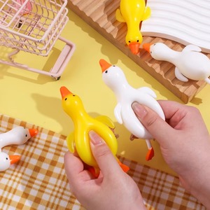 <b>Squishy</b> Duck Memory EVA Filling Toy TPR Design Fidget Stretchy Swan Decompression Toy for Age 5-7 Years - Product Image 3