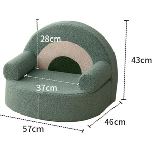 Canapé enfant confortable et moelleux au design moderne, lit de rangement en peluche pour chambre, maternelle, espace de repos, haute densité - Product Image 4