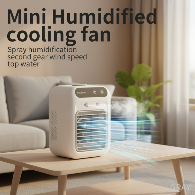 High Quality Air Conditioner Fan Portable Air Conditioner Mini USB Rechargeable Air Cooler Fan