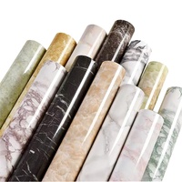Nouvelles dalles de mosaïque en PVC effet marbre travertin super blanc d'Italie 2026, pour la décoration