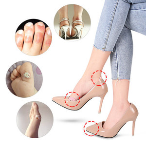 6/9 pièces de pansements adhésifs invisibles en mousse de latex rose jetables, ronds/ovales, anti-frottement pour les pieds, pour cors et callosités - Product Image 4