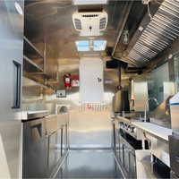 Camion de cuisine mobile pour poulet frit, pizza, hamburgers, tacos, camion de nourriture, camion de café mobile, chariot à hot-dogs