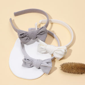 Nueva diadema de oreja de conejo de 12 Colores de Venta caliente europea y americana accesorios para el cabello de bebé - Product Image 4