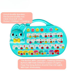 Machine d'apprentissage multifonctionnelle Jouets d'étude manipulateurs éducatifs pour enfants Livres d'images musicaux - Product Image 4